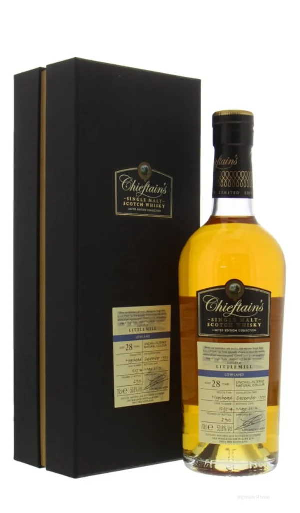 Chieftain's Little Mill 28 YR Lowland 53,8% 0,7 ltr.