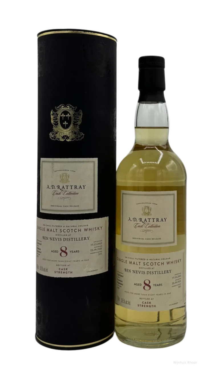 A.D. Rattray Ben Nevis 2012 8 YR 58,5% 0,7 ltr.