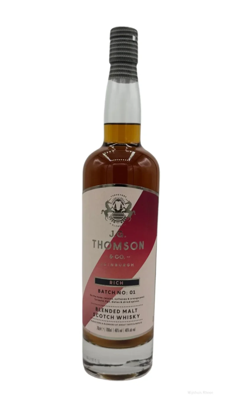 J.G. Thomson Rich Blended Malt Whisky B#1 46% 0,7 ltr.