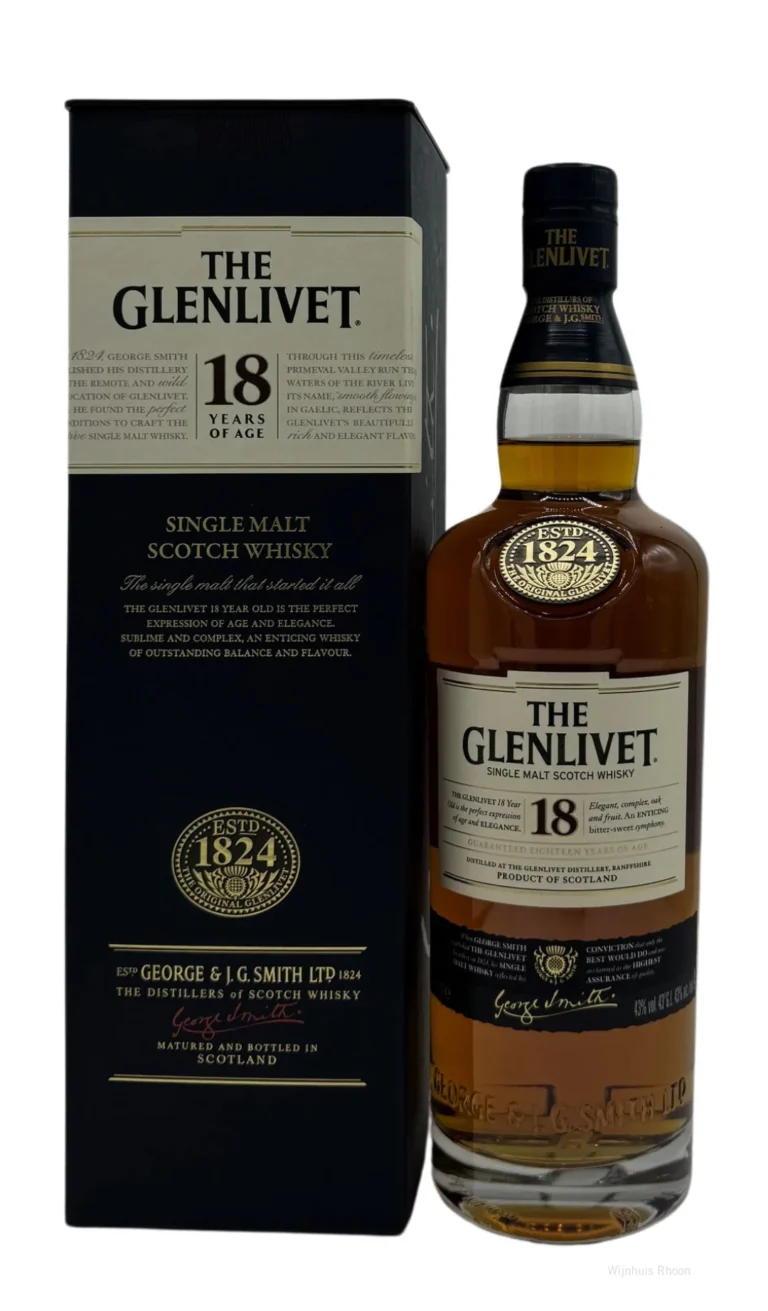 The Glenlivet 18 YR Malt Whisky 0,7 ltr.