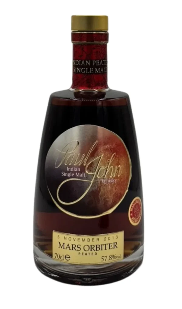 Paul John Indian Single Malt Whisky Mars Orbiter 2018 57,8% 0,7 ltr.
