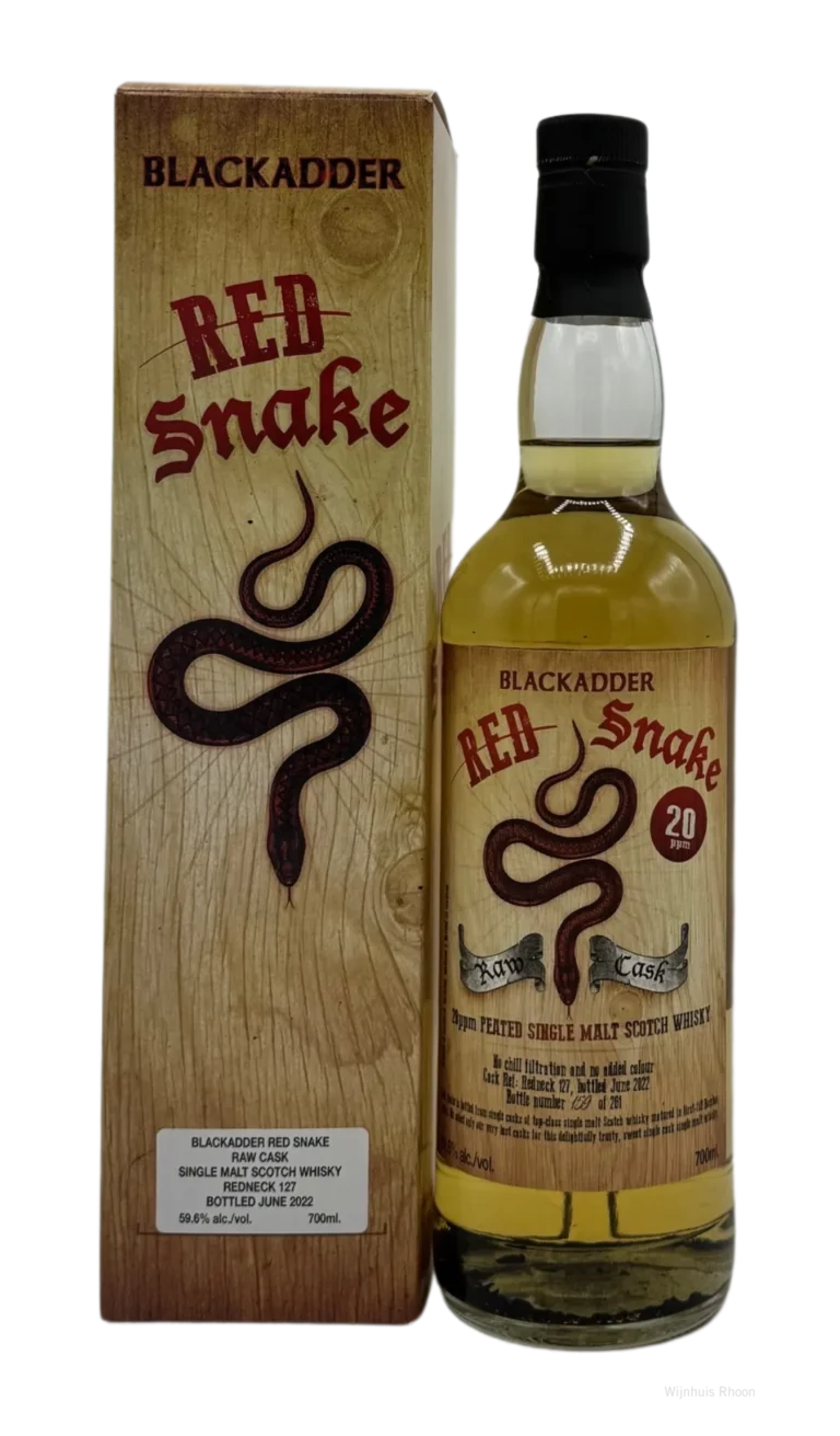 Blackadder Red Snake Raw Cask 127 20ppm 59,6% 0,7 ltr.