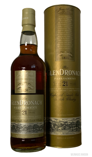 Glendronach 21 YR Parliament 0,7 ltr.