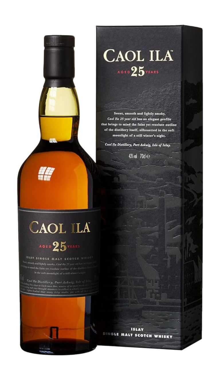 Caol Ila Islay single Malt Scotch Whisky 25 YR 0,7 ltr.