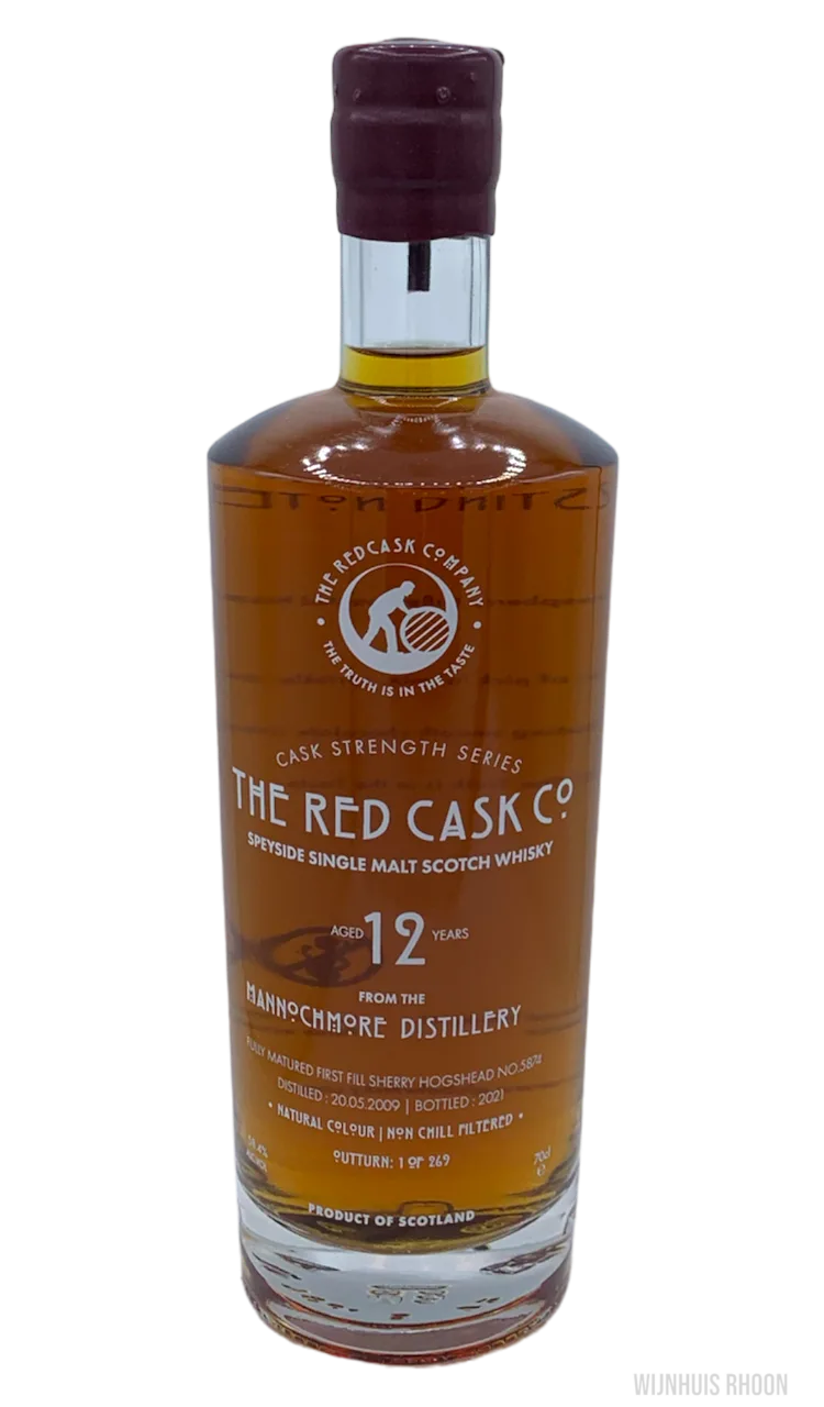 Global Whisky “Red Cask” Mannochmore 12yo 58,4% 0,7 ltr.