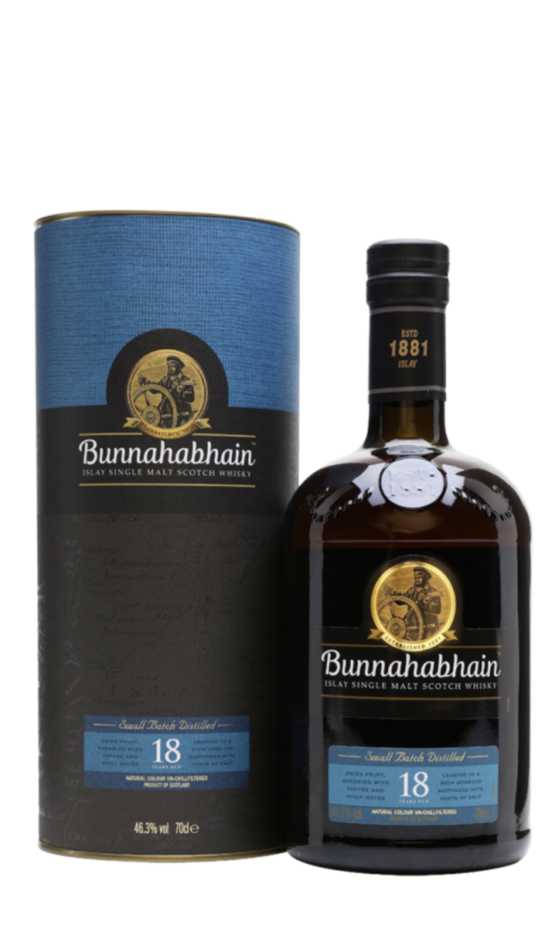 Bunnahabhain 18 YR Single Islay Malt 0,7 ltr.