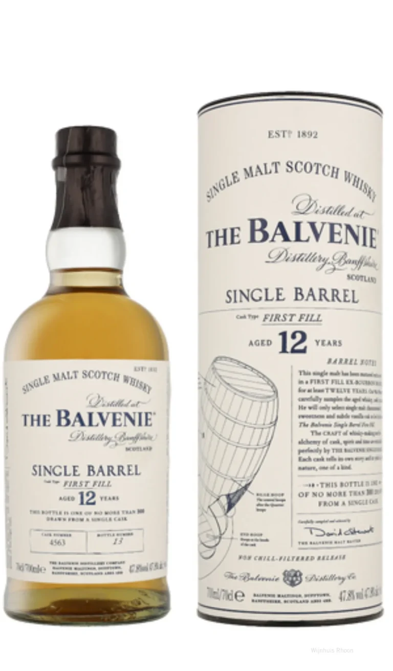 The Balvenie 12 YR Single Barrel 0,7 ltr.