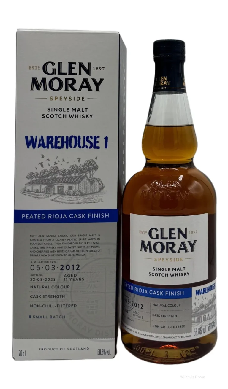 Glen Moray Peated Rioja Cask 58,8% 0,70 ltr