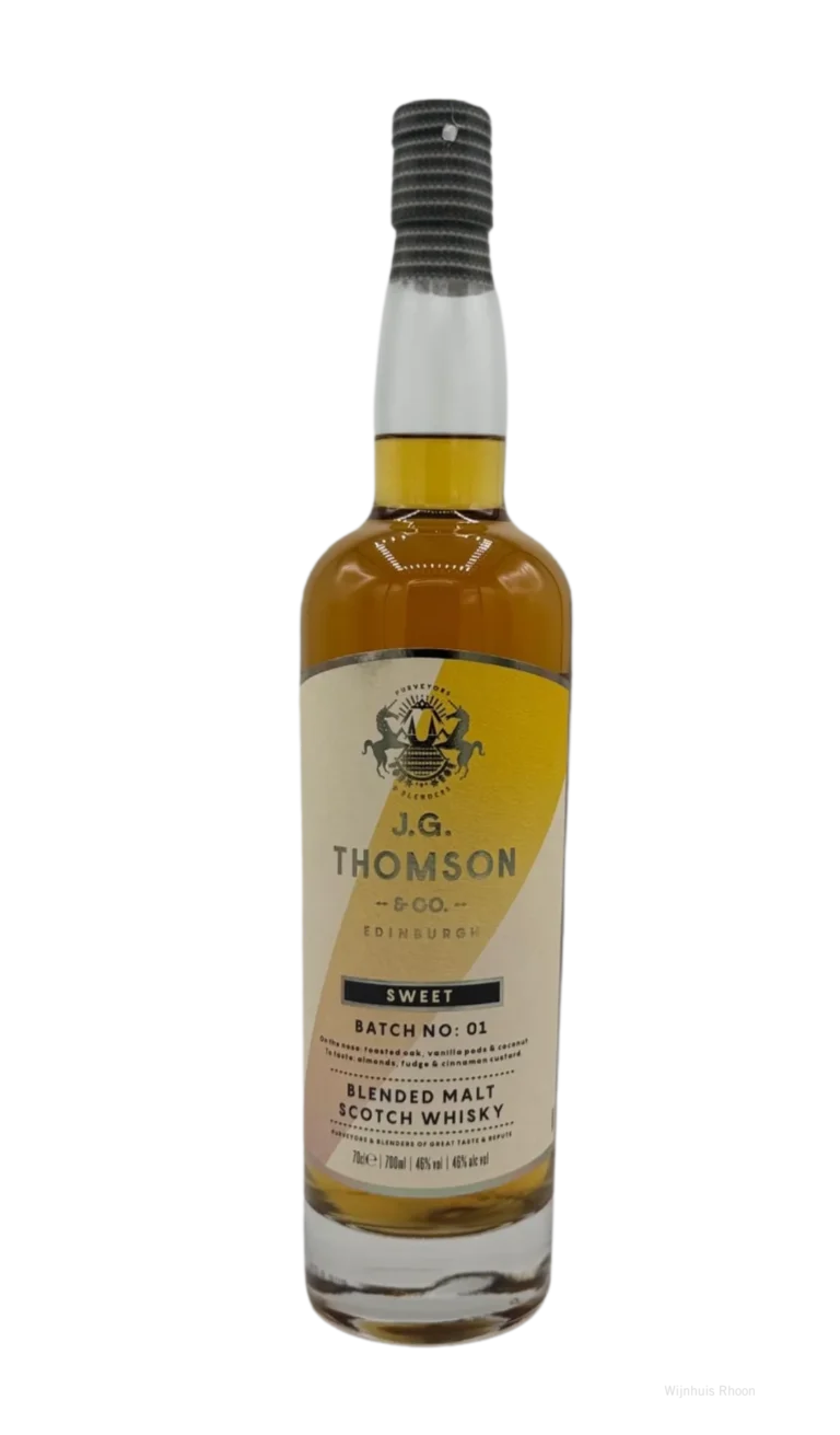 J.G. Thomson Sweet Blended Malt Whisky B#1 46% 0,7 ltr.