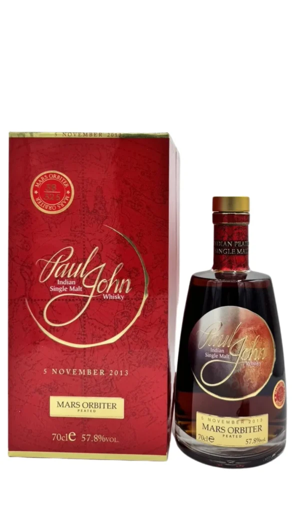 Paul John Indian Single Malt Whisky Mars Orbiter 2018 57,8% 0,7 ltr.