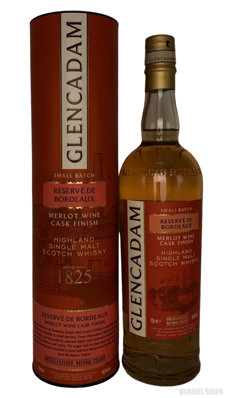 Glencadam Merlot Finish Single Malt 0.7 ltr.