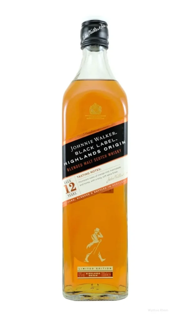 Johnnie Walker 12 YR Black Label Scotch Whisky 0,7 ltr.