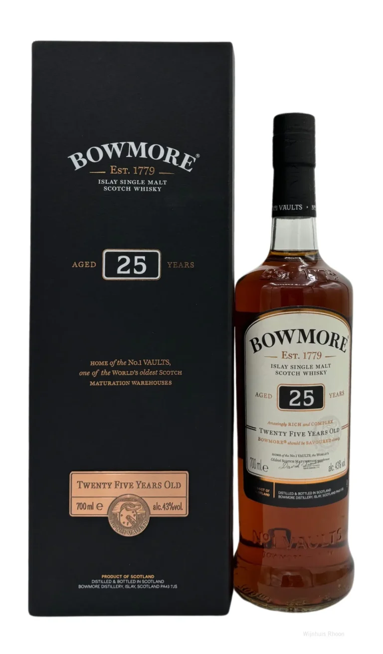 Bowmore 25 YR 43% 0.7 ltr.