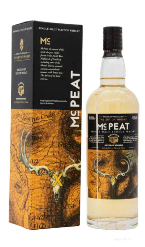 Mc Peat Single Malt Whisky 43,5% 0,7 ltr.