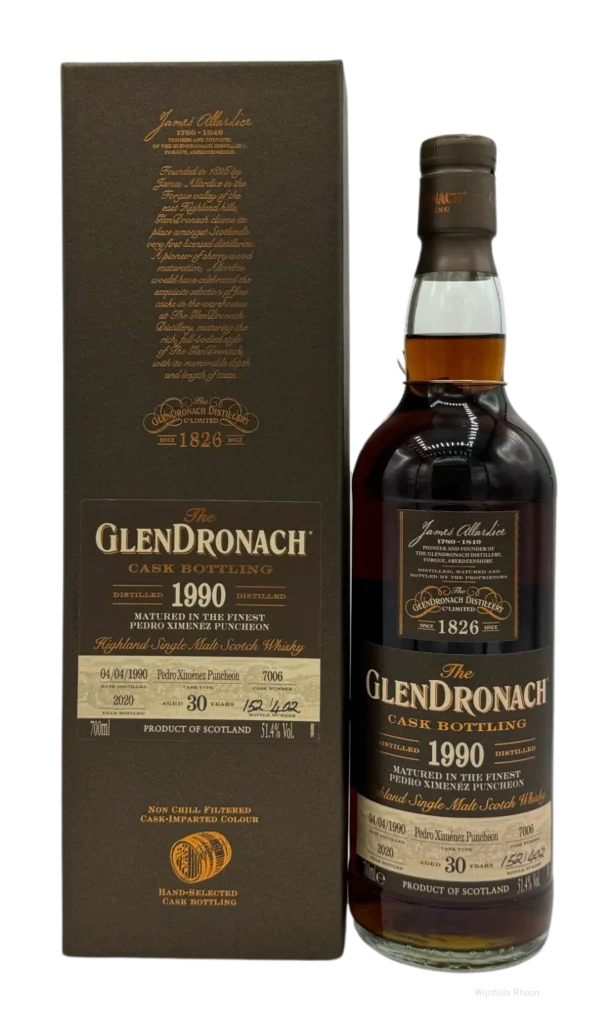 Glendronach B#18 30 YR 1990 Pedro Ximenez Puncheon 51,4% 0,7 ltr.