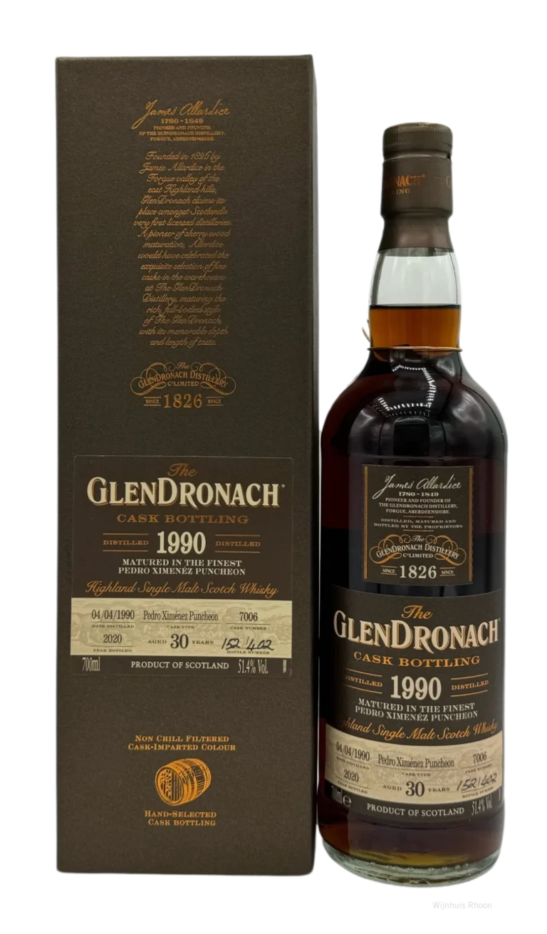 Glendronach B#18 30 YR 1990 Pedro Ximenez Puncheon 51,4% 0,7 ltr.