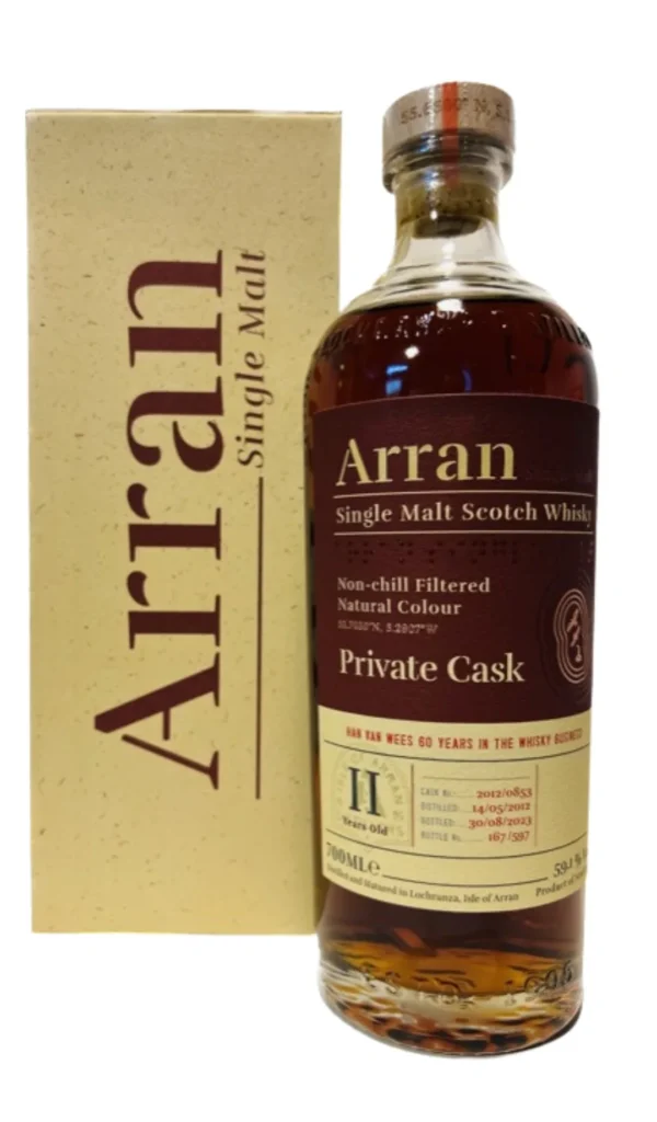 Arran Private Single Cask 11 YR 59,1% 0,7 ltr. #0853