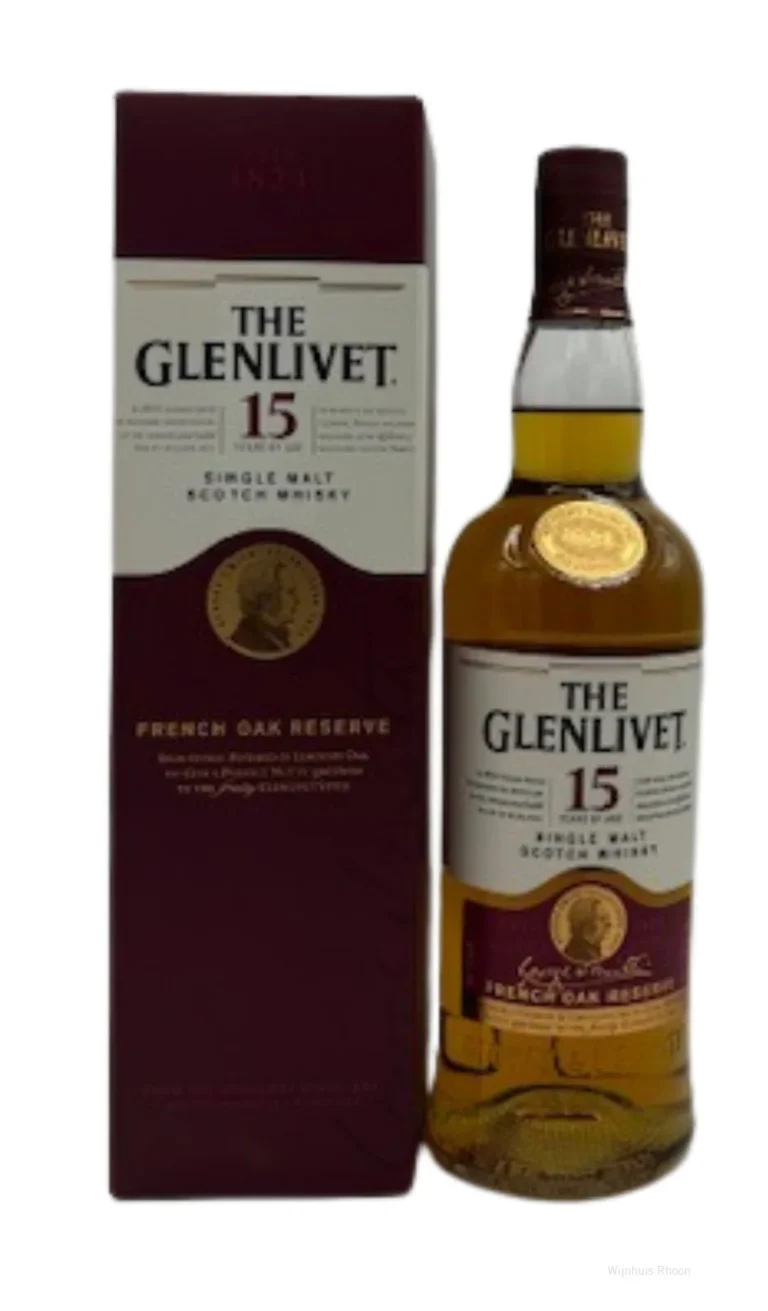 The Glenlivet 15 YR Single Malt Whisky 0,7 ltr.