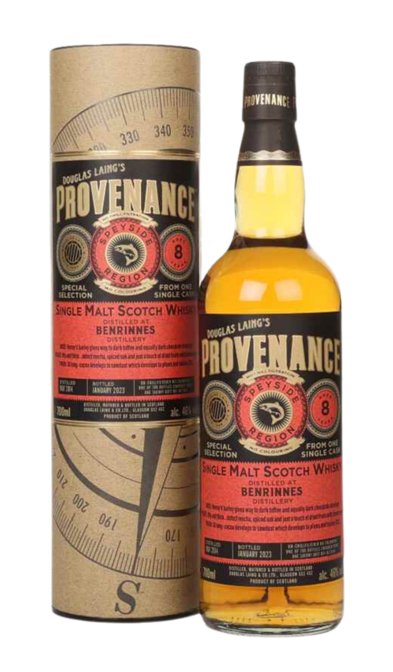 Provenance Benrinnes 8YR Sherry Cask 46% 0.7 ltr.