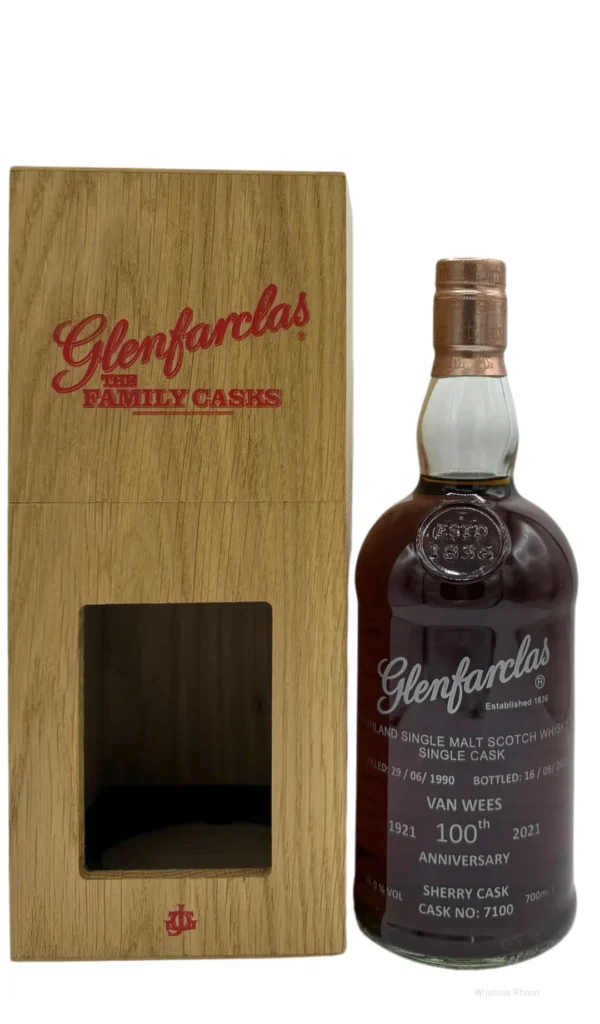 Glenfarclas Family Casks Van Wees 100th Anniversary 1990 0.7 ltr.