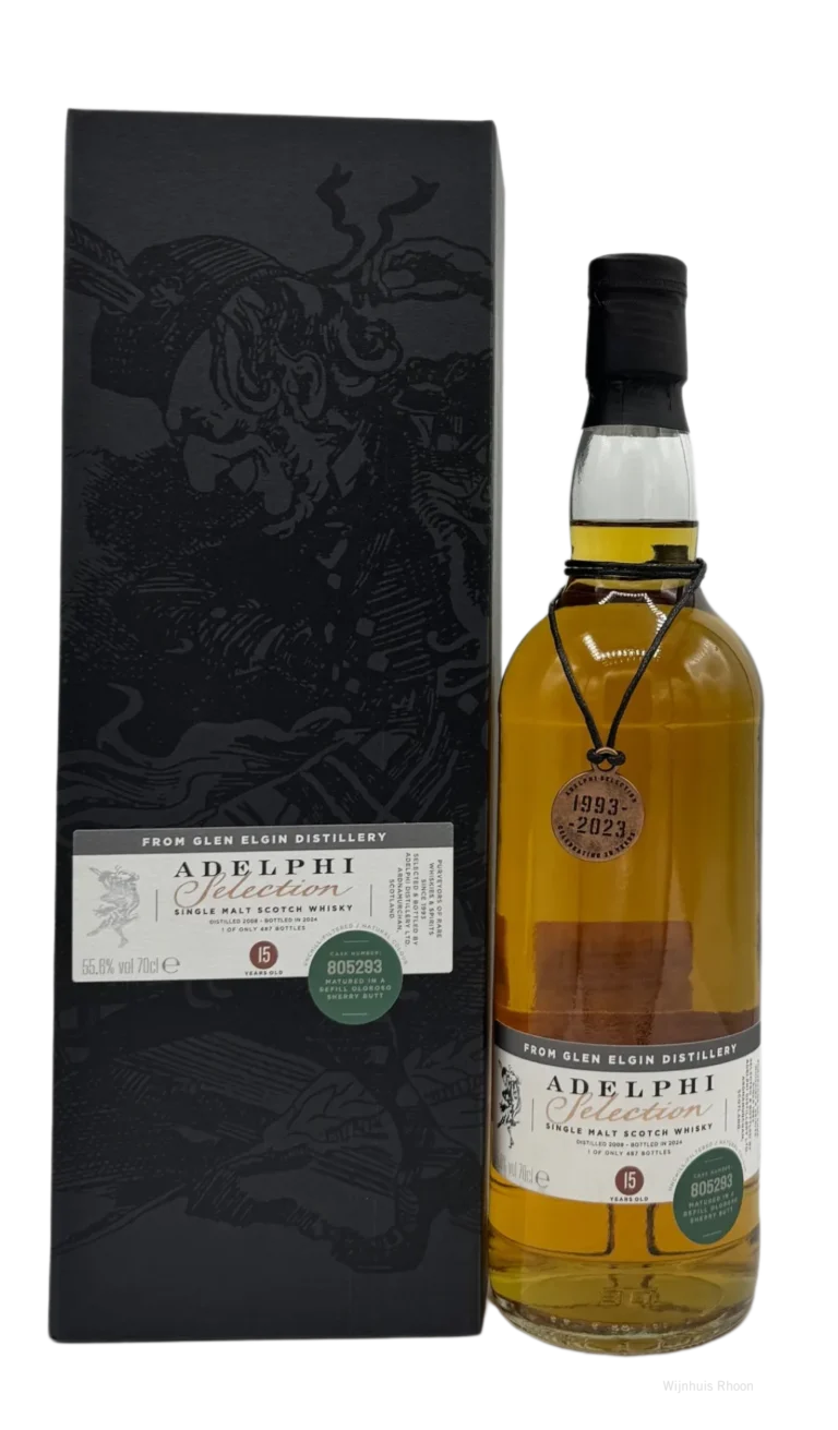 Adelphi Glen Elgin 2008 55,6 % 15 YR 0,7 ltr.