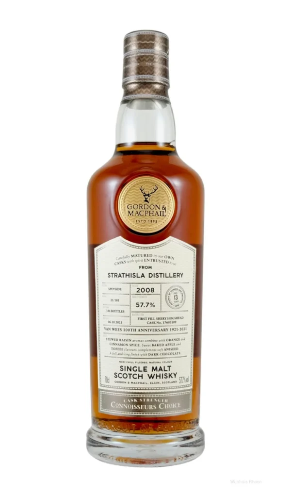 Gordon & Macphail Stathisla 2008 57.7% alc. 0.7 ltr.