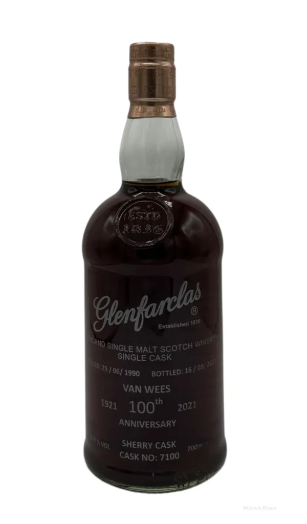 Glenfarclas Family Casks Van Wees 100th Anniversary 1990 0.7 ltr.